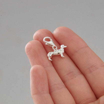 Dachshund Silver Dog Charm Scarlett Jewellery