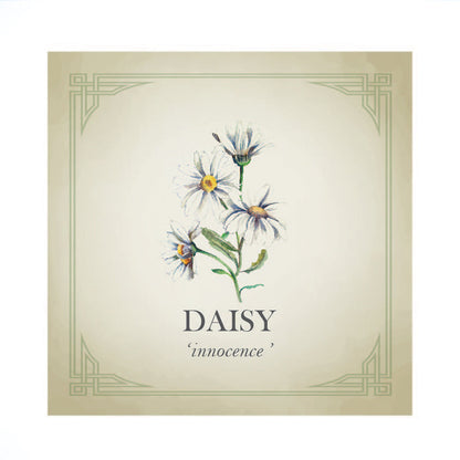 Daisy Flower Silver & Solid Gold Charm Scarlett Jewellery