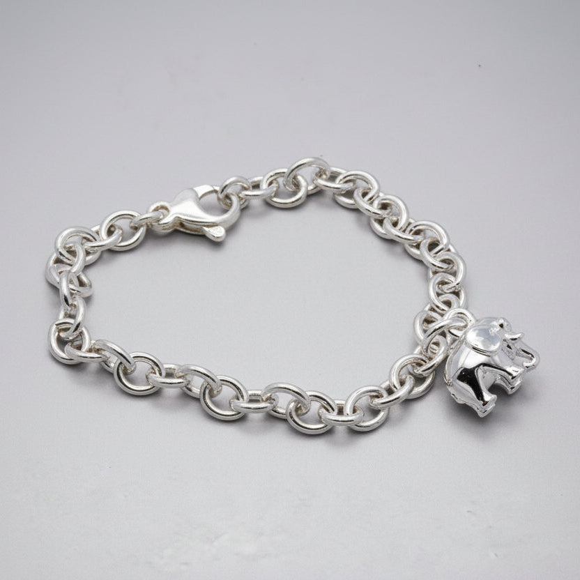 Elephant Silver Charm Scarlett Jewellery