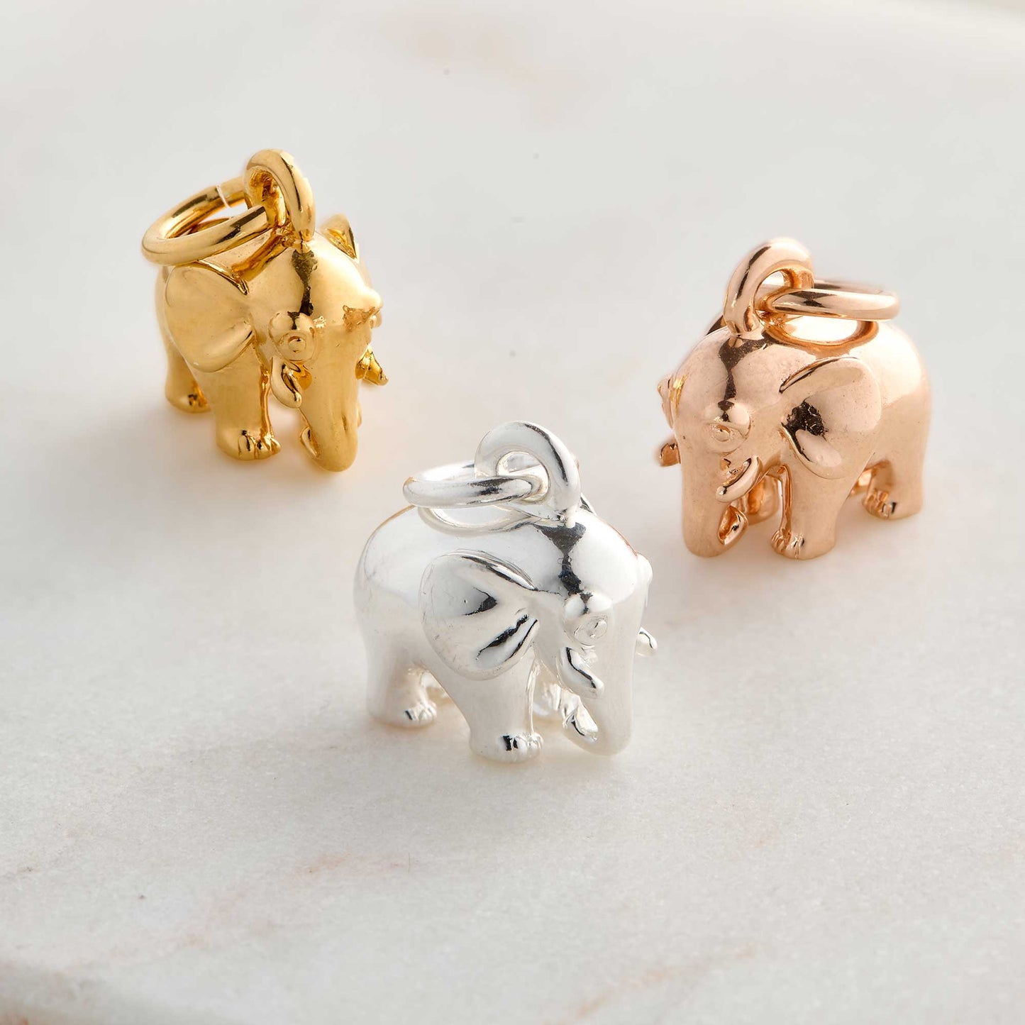 Elephant Silver Charm Scarlett Jewellery