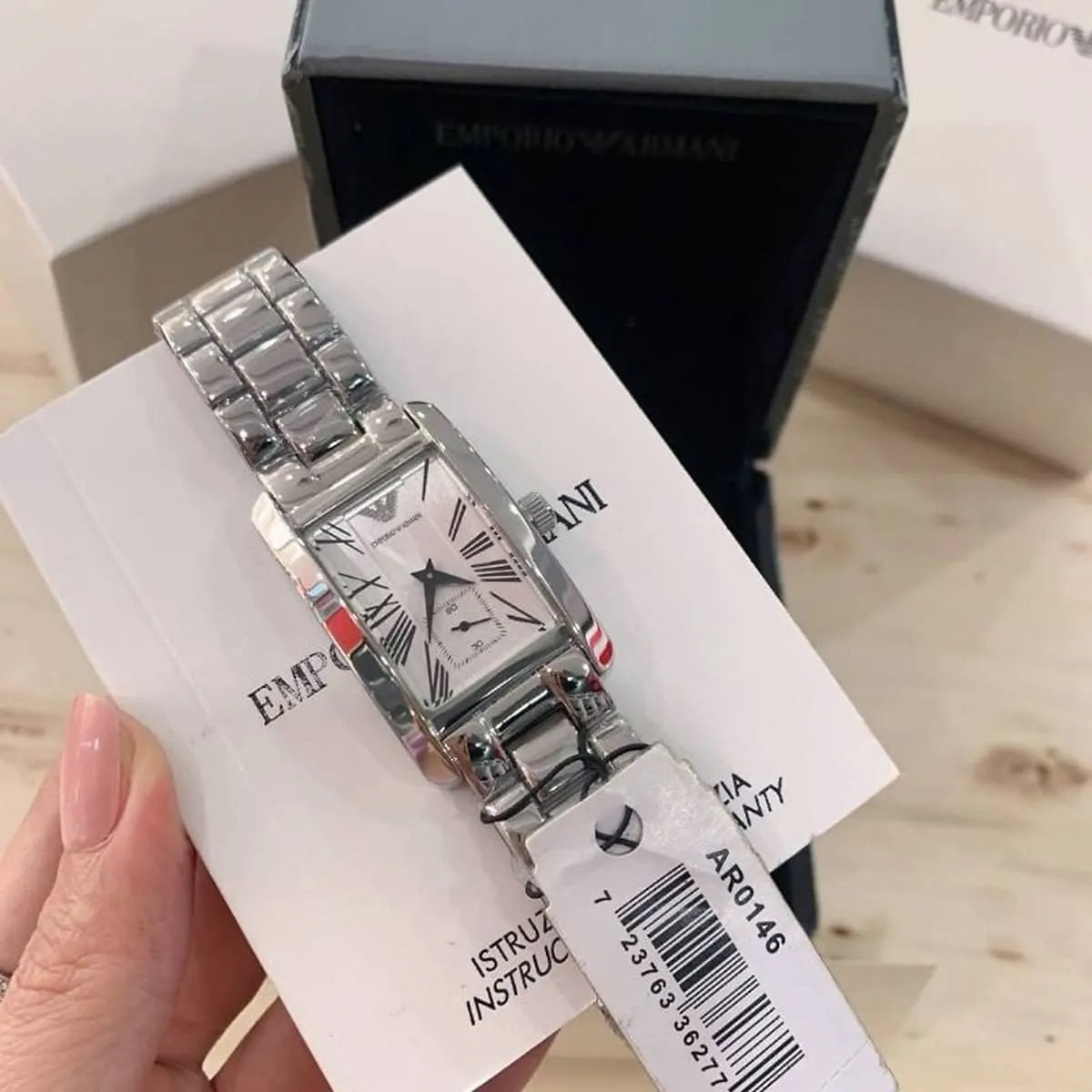 Emporio Armani AR0146 Classic Women's Silver Watch - SJR London Timepiece