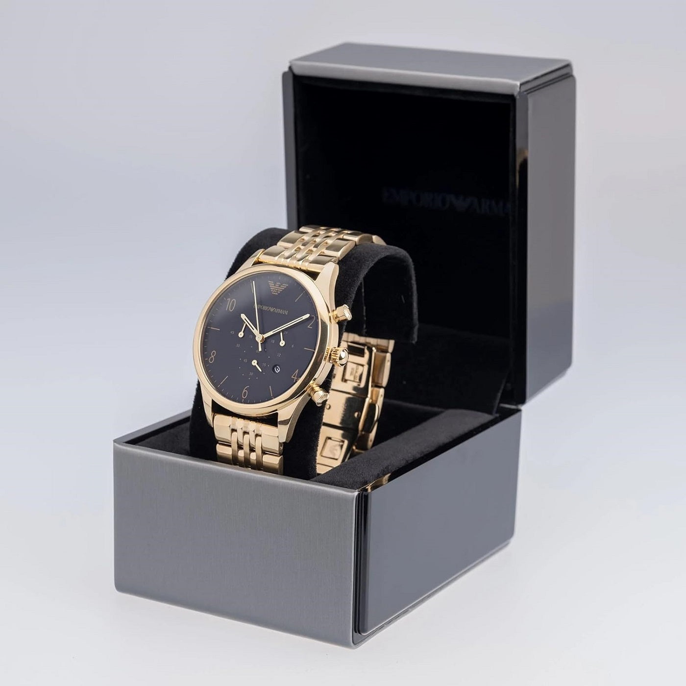 Emporio Armani AR1893 Beta Men's Gold & Black Watch - SJR London Timepiece