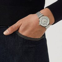 Emporio Armani AR1908 Gianni T-Bar Women's Silver Watch - SJR London Timepiece
