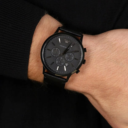 Emporio Armani AR2461 Renato Men's Black Watch - SJR London Timepiece