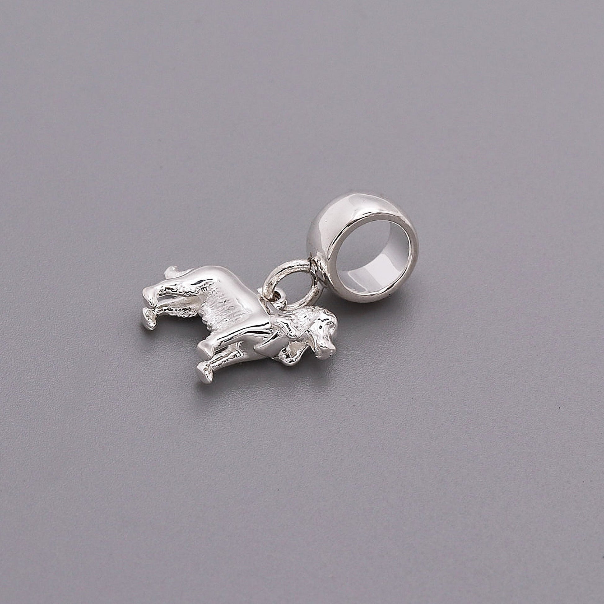 English Cocker Spaniel Silver Dog Charm Scarlett Jewellery