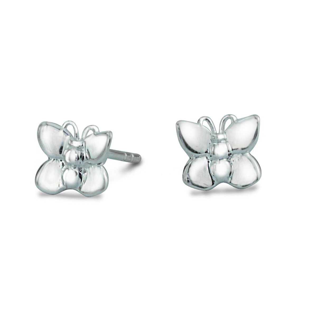 Flutterby' Silver Stud Earrings Scarlett Jewellery