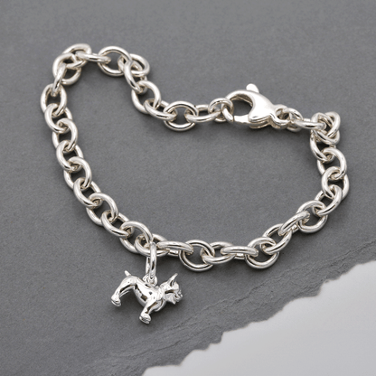 French Bulldog Silver Dog Charm Scarlett Jewellery