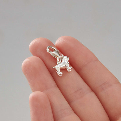 French Bulldog Silver Dog Charm Scarlett Jewellery