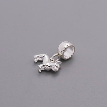 French Bulldog Silver Dog Charm Scarlett Jewellery