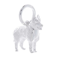 German Shepherd Silver Dog Charm Scarlett Jewellery