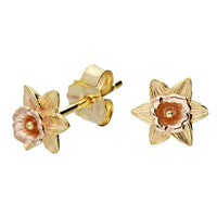 Daffodil Gold Vermeil Silver Studs Scarlett Jewellery