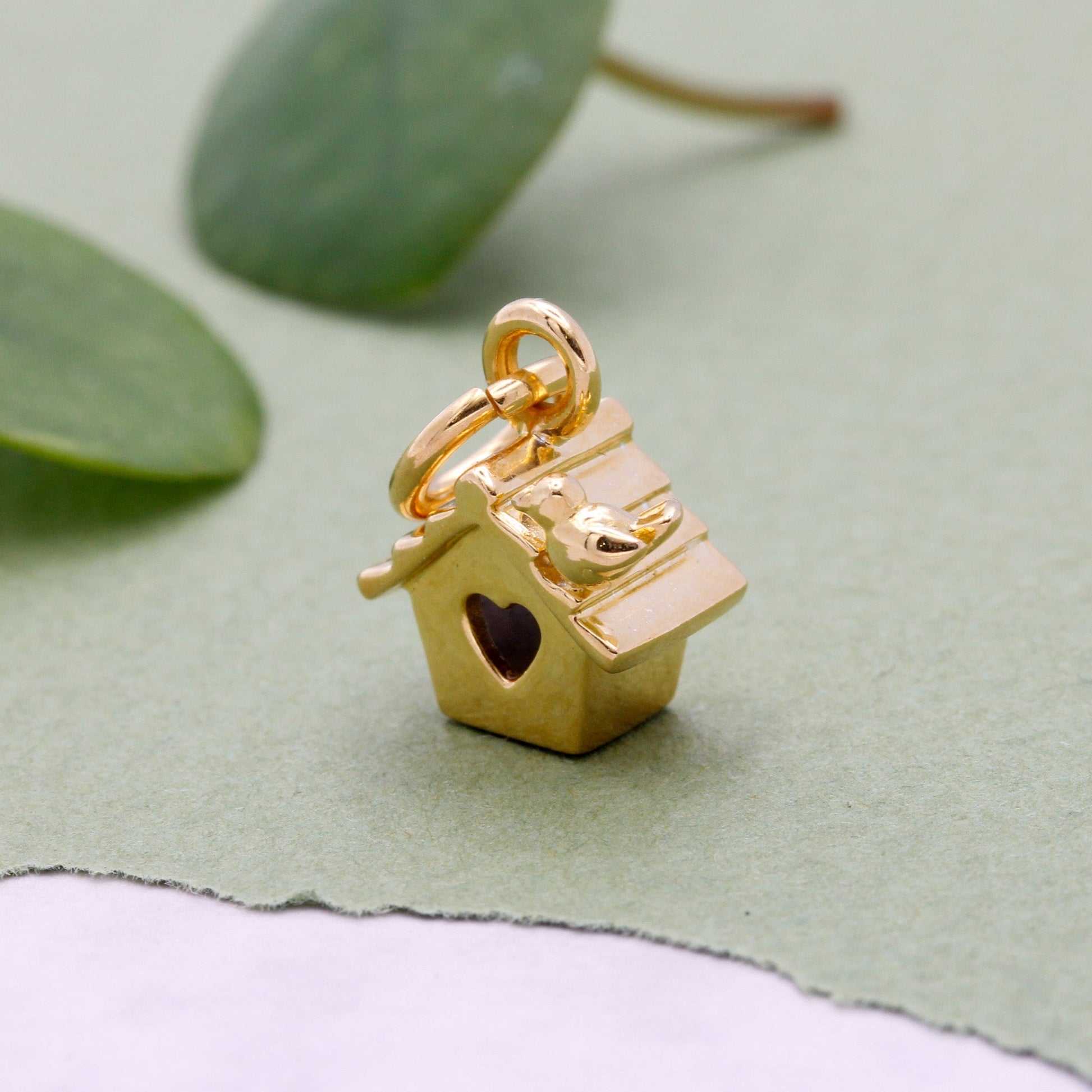 Bird House Silver Charm Scarlett Jewellery