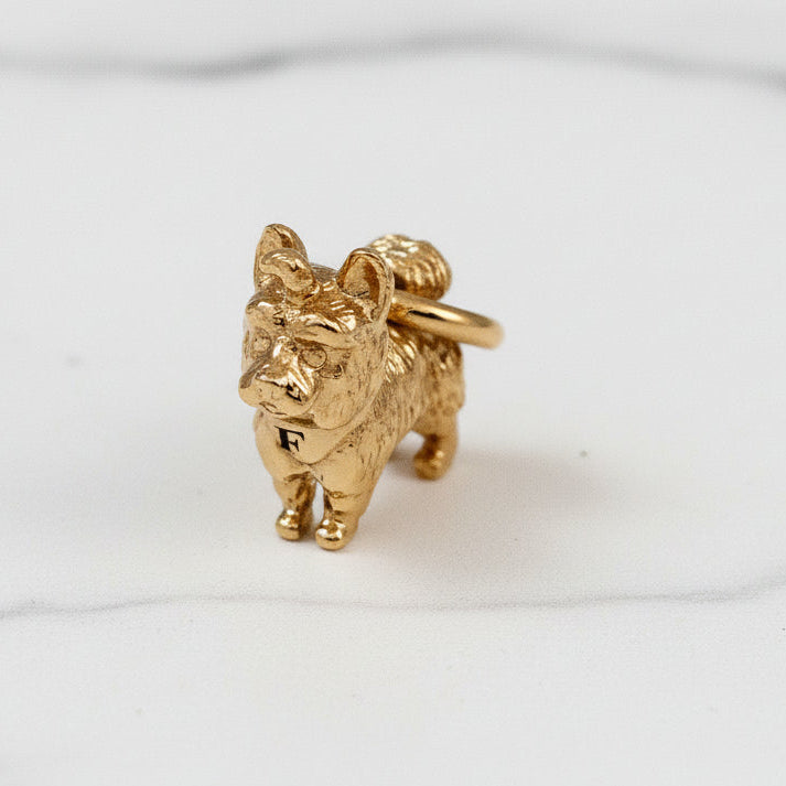 Yorkshire Terrier Silver Dog Charm Scarlett Jewellery
