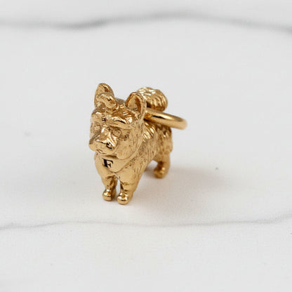 Yorkshire Terrier Silver Dog Charm Scarlett Jewellery