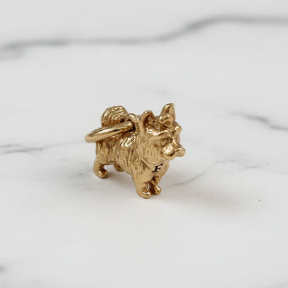 Yorkshire Terrier Silver Dog Charm Scarlett Jewellery