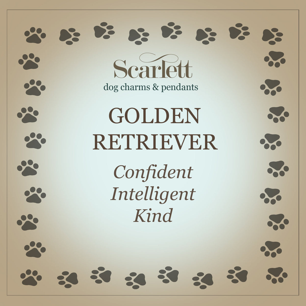 Golden Retriever Silver Dog Charm Bracelet Scarlett Jewellery