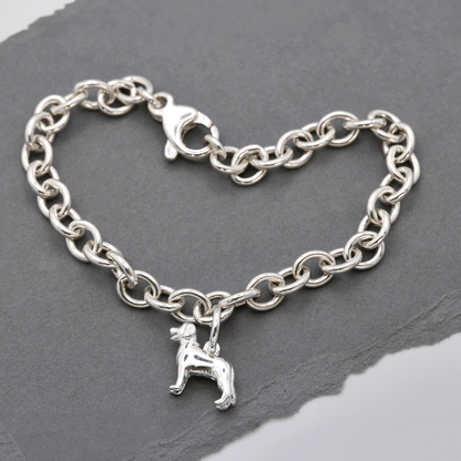 Golden Retriever Silver Dog Charm Scarlett Jewellery