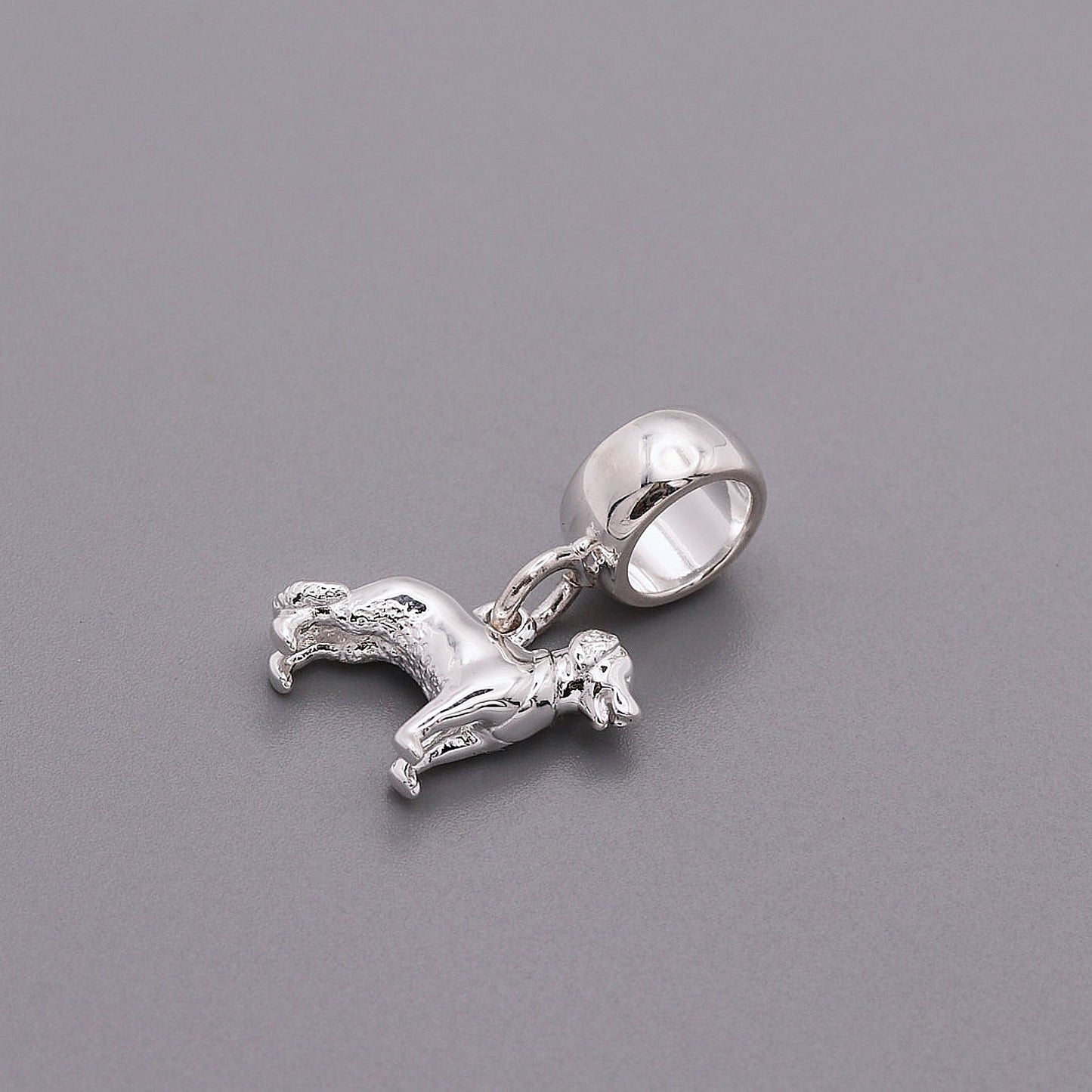 Golden Retriever Silver Dog Charm Scarlett Jewellery