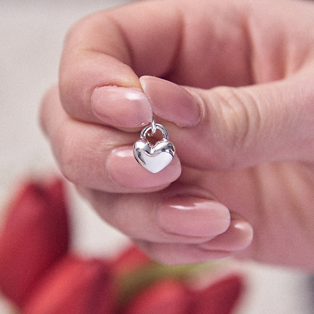 Love Heart Silver Charm Scarlett Jewellery