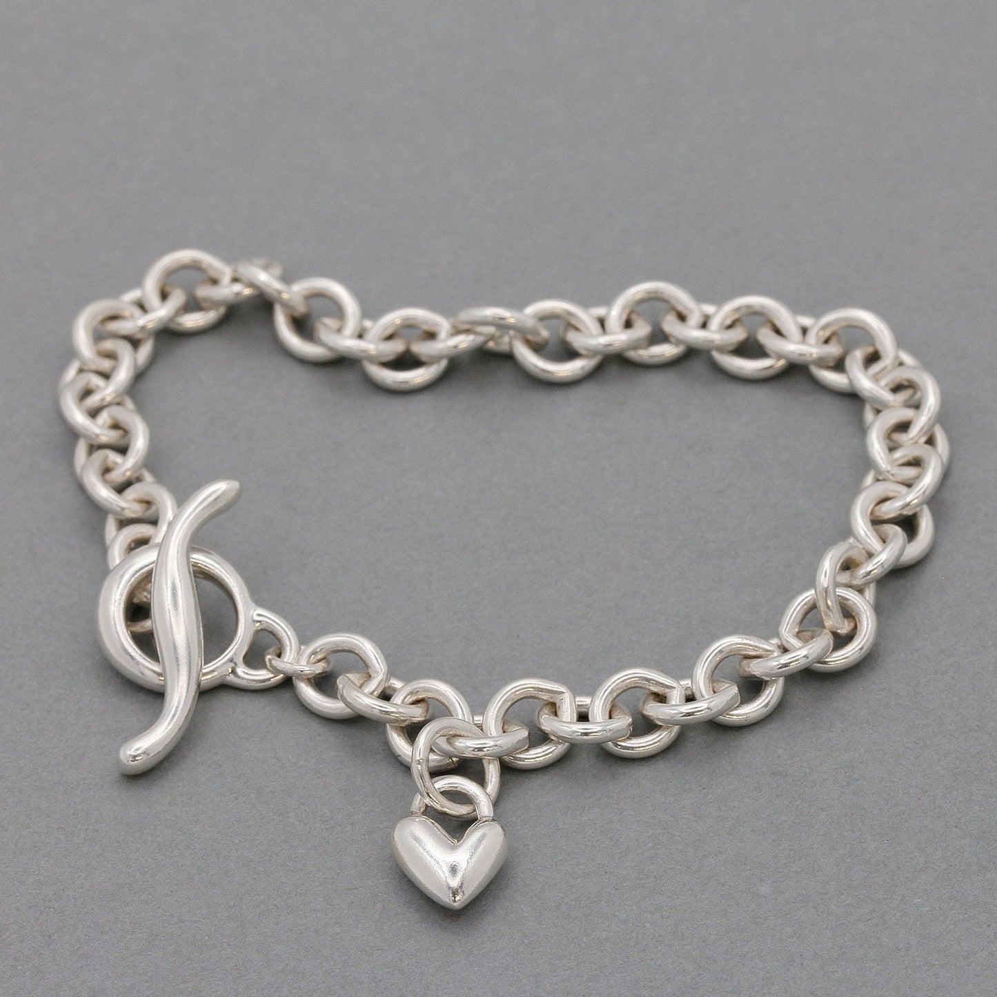 Heart Trace Chain Charm Bracelet Scarlett Jewellery