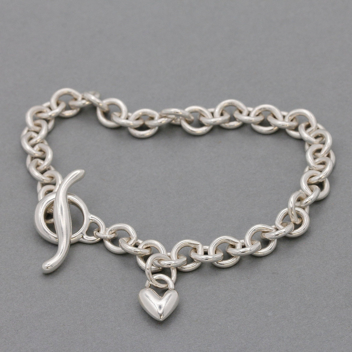 Heart Trace Chain Charm Bracelet Scarlett Jewellery