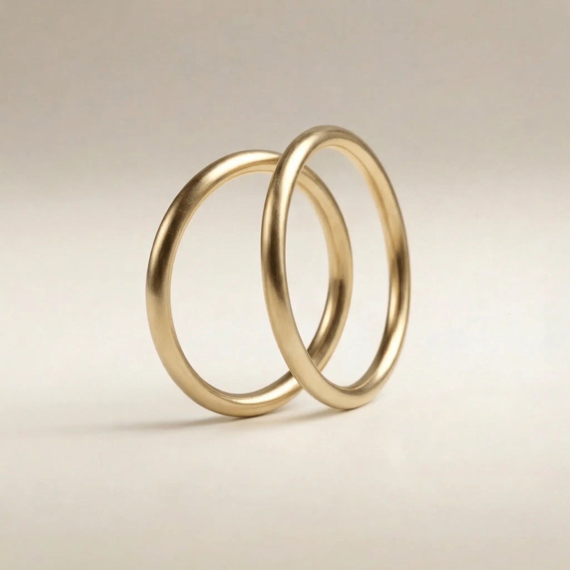 2mm Gold Wedding Band – Classic Elara – 9ct/14ct/18ct Gold Majestic Jewellery