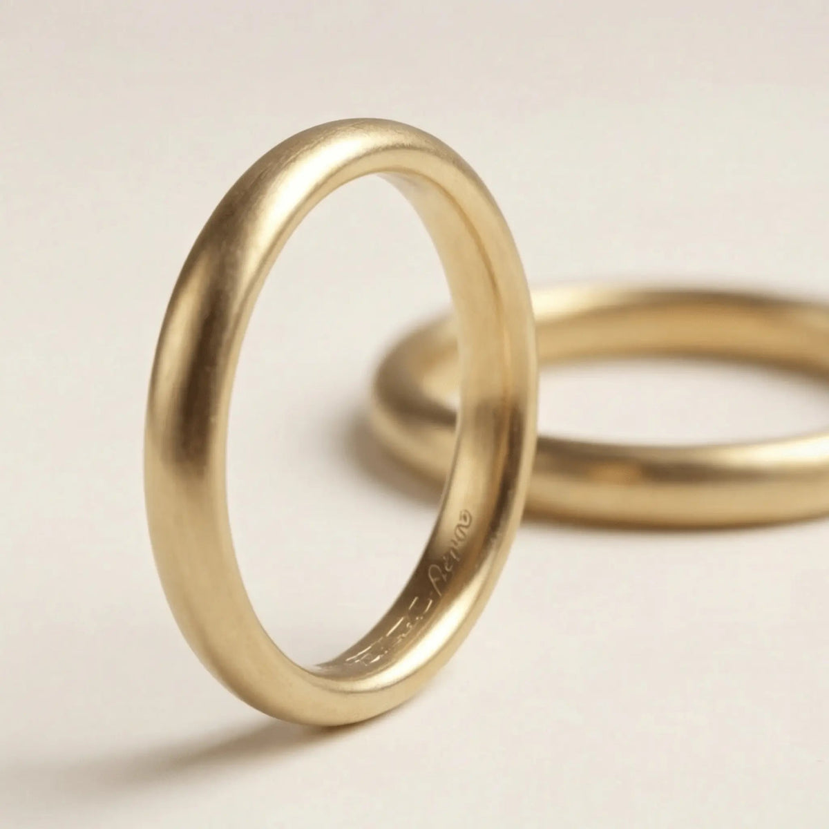2mm Gold Wedding Band – Classic Elara – 9ct/14ct/18ct Gold Majestic Jewellery