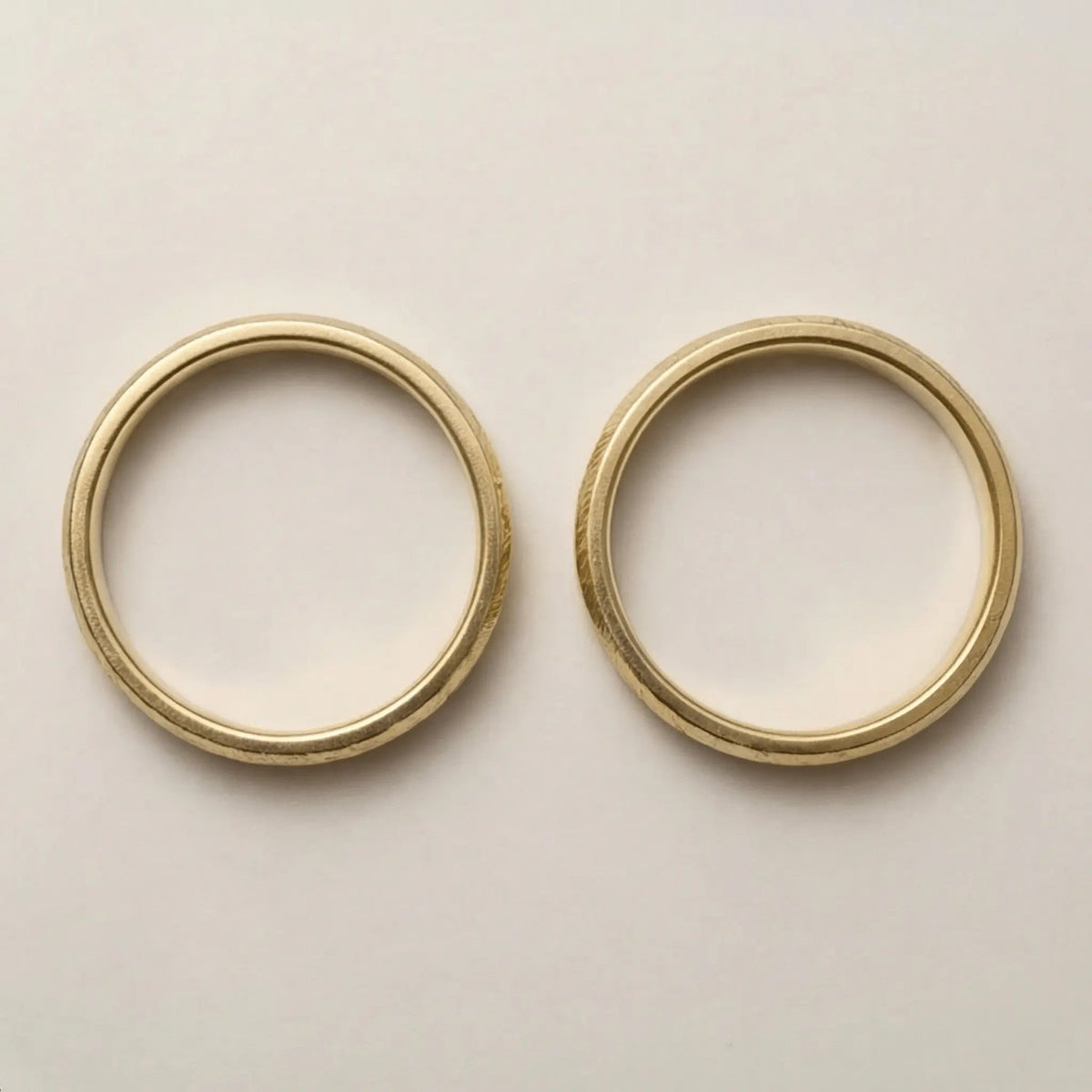 5mm Gold Wedding Band – Zigzag Faceted – 9ct/14ct/18ct Gold Majestic Jewellery
