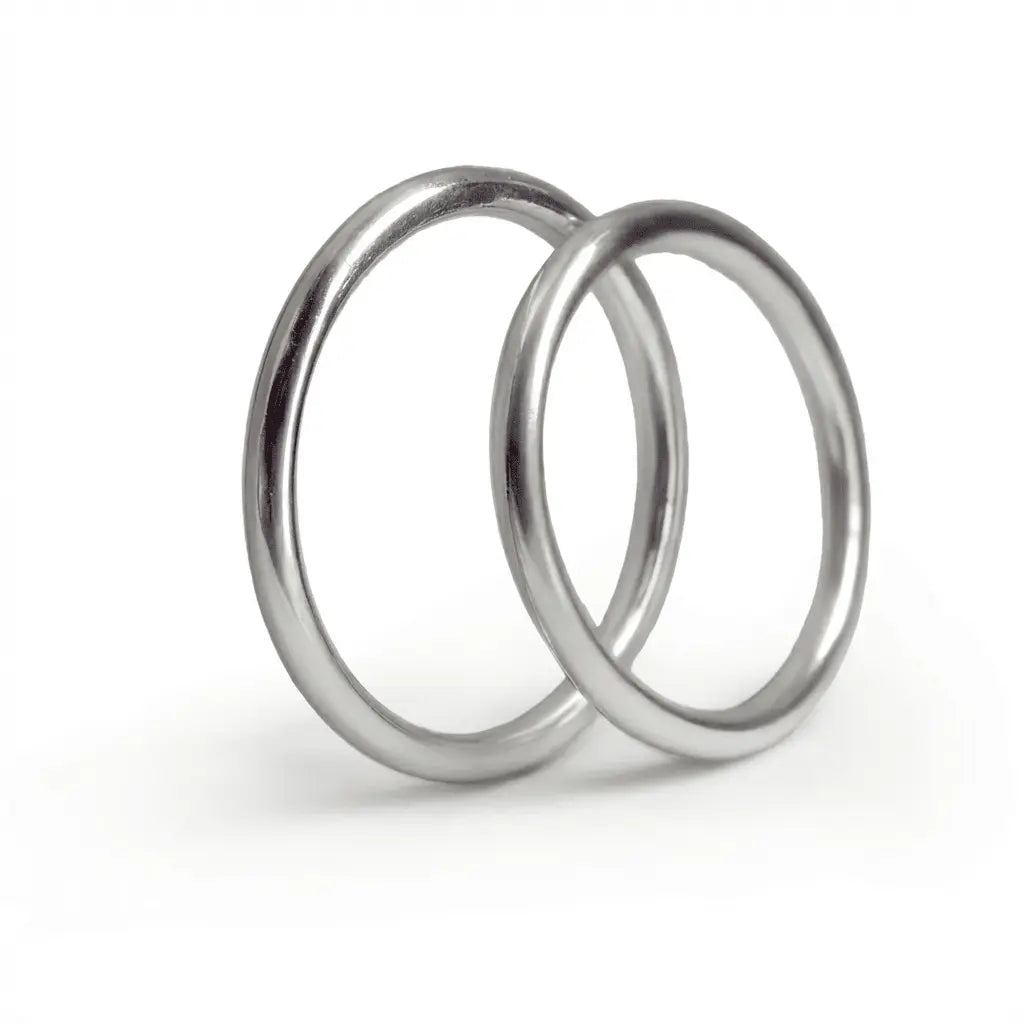 2mm Gold Wedding Band – Pure Essentials Aurelion – 9ct/14ct/18ct Gold Majestic Jewellery