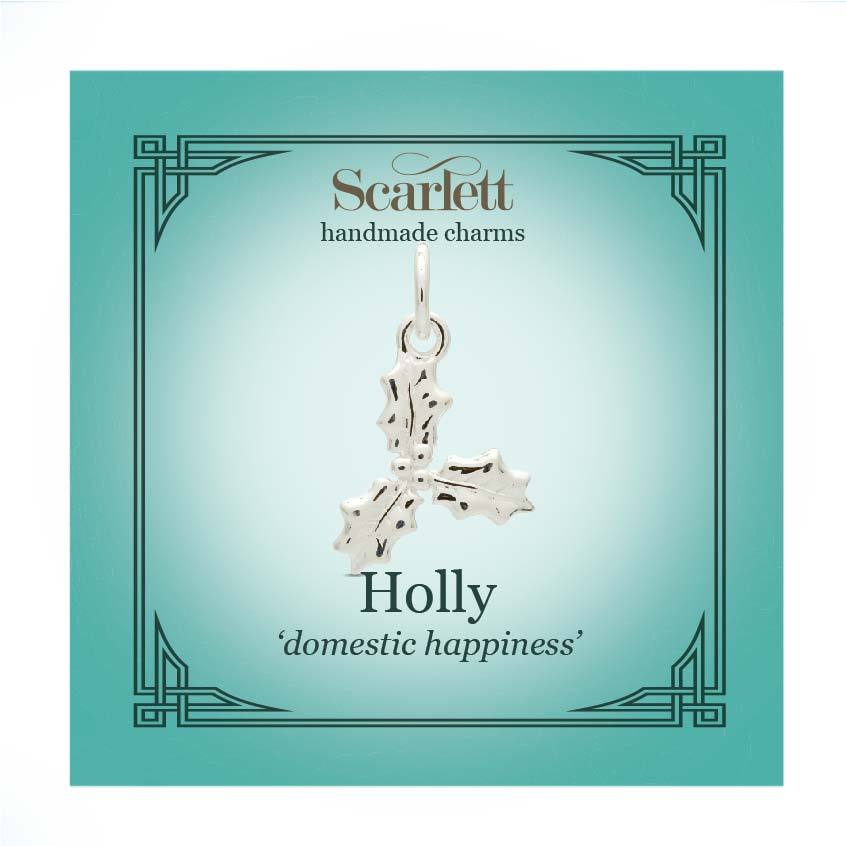 Holly Silver Charm Scarlett Jewellery