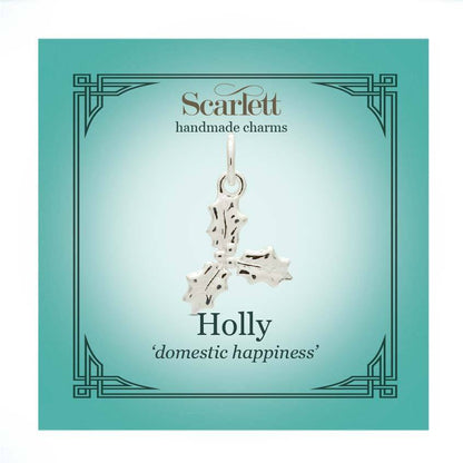Holly Silver Charm Scarlett Jewellery