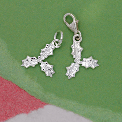 Holly Silver Charm Scarlett Jewellery