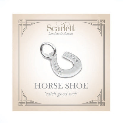 Horse Shoe Silver Charm Bracelet Scarlett Jewellery