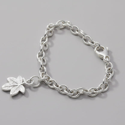 Ivy Leaf Silver Charm Scarlett Jewellery