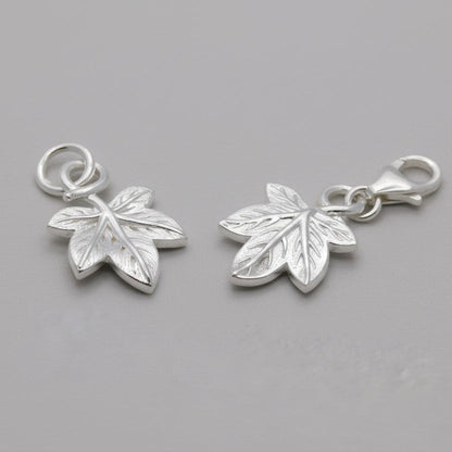 Ivy Leaf Silver Charm Scarlett Jewellery
