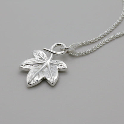 Ivy Leaf Silver Charm Scarlett Jewellery