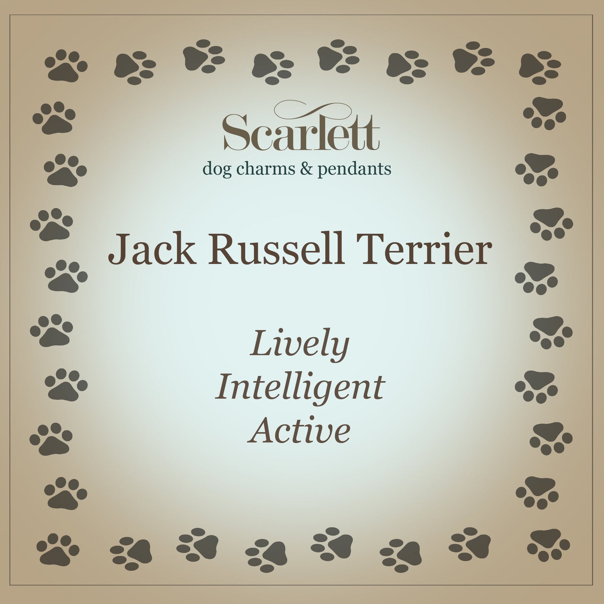 Jack Russell Terrier Silver Dog Charm Bracelet Scarlett Jewellery