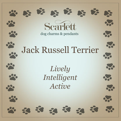 Jack Russell Terrier Silver Dog Charm Bracelet Scarlett Jewellery