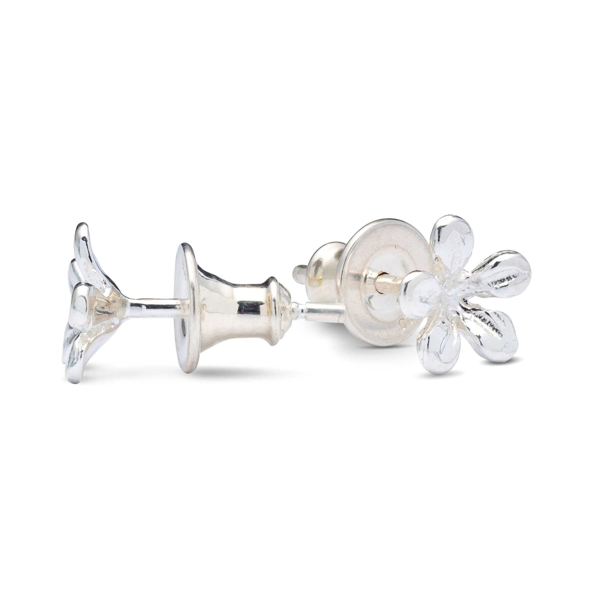 Jasmine Flower Silver Stud Earrings Scarlett Jewellery
