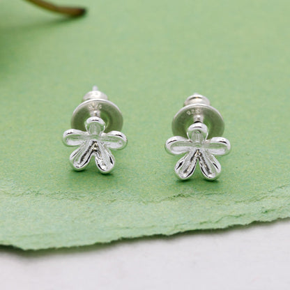 Jasmine Flower Silver Stud Earrings Scarlett Jewellery