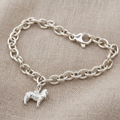King Charles Spaniel Silver Dog Charm Scarlett Jewellery