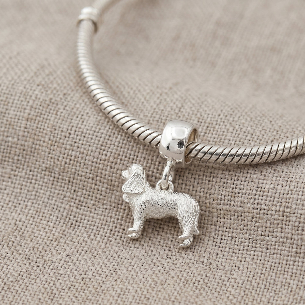King Charles Spaniel Silver Dog Charm Scarlett Jewellery