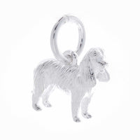 King Charles Spaniel Silver Dog Charm Scarlett Jewellery