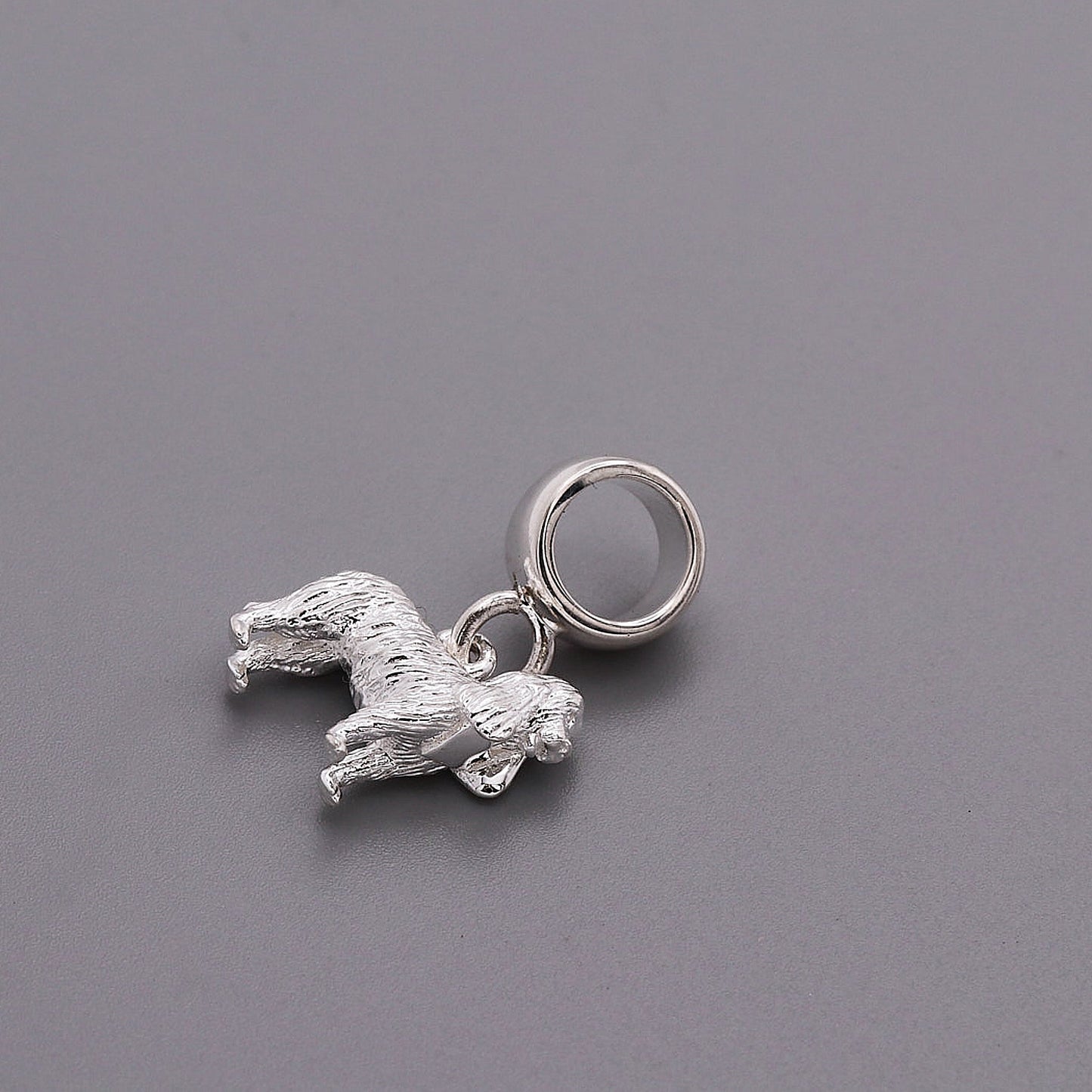 King Charles Spaniel Silver Dog Charm Scarlett Jewellery