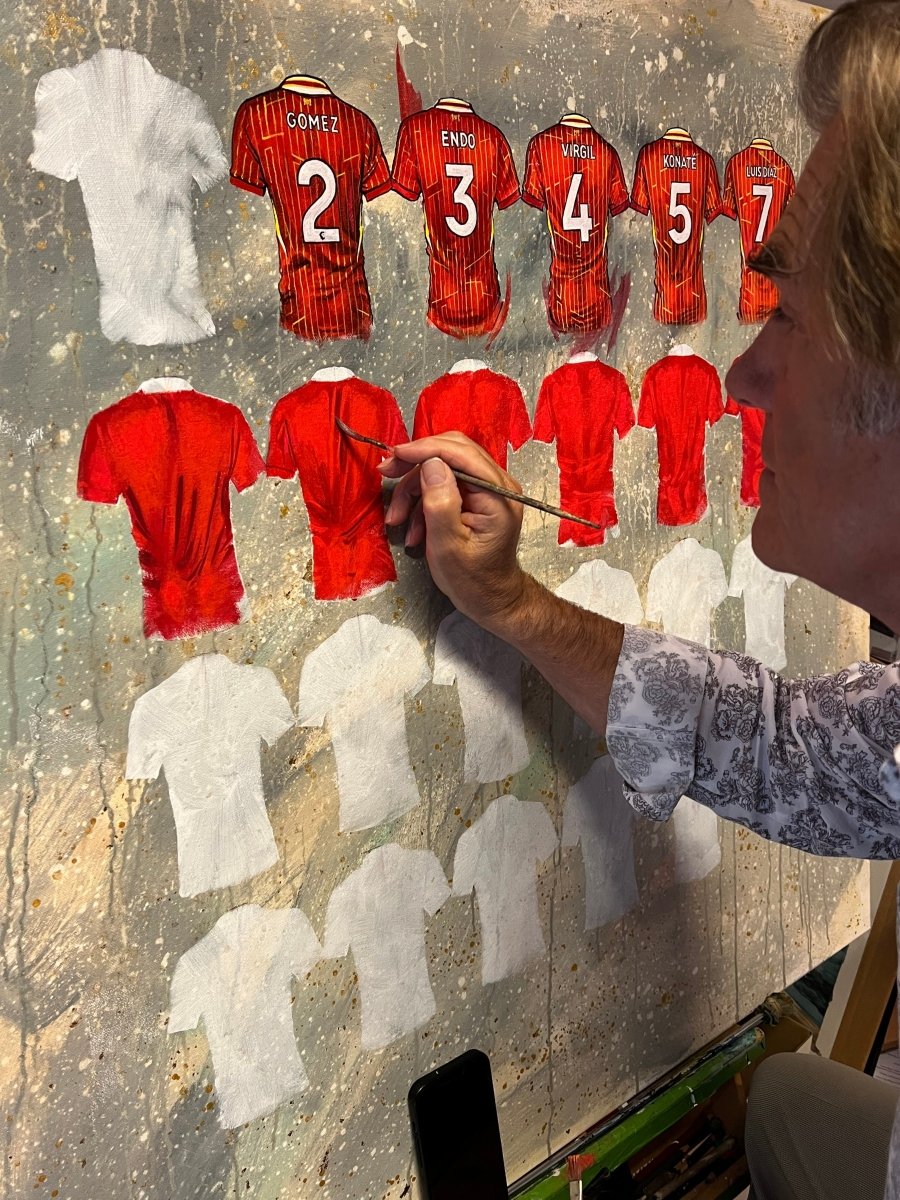 Liverpool 24/25 A2 Limited Edition Print – Reds Shirt Art