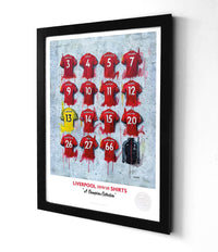 Liverpool 19/20 Champions A3 Framed Print – Iconic Shirt Wall Art