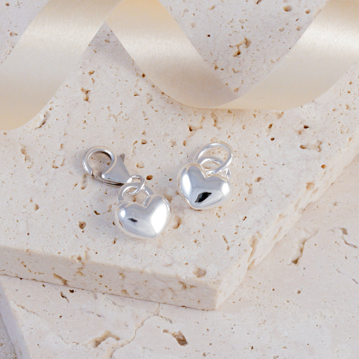 Love Heart Silver Charm Scarlett Jewellery