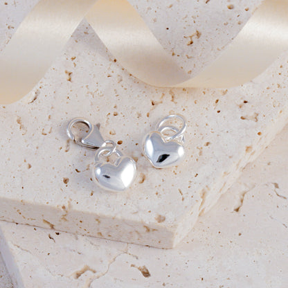 Love Heart Silver Charm Scarlett Jewellery