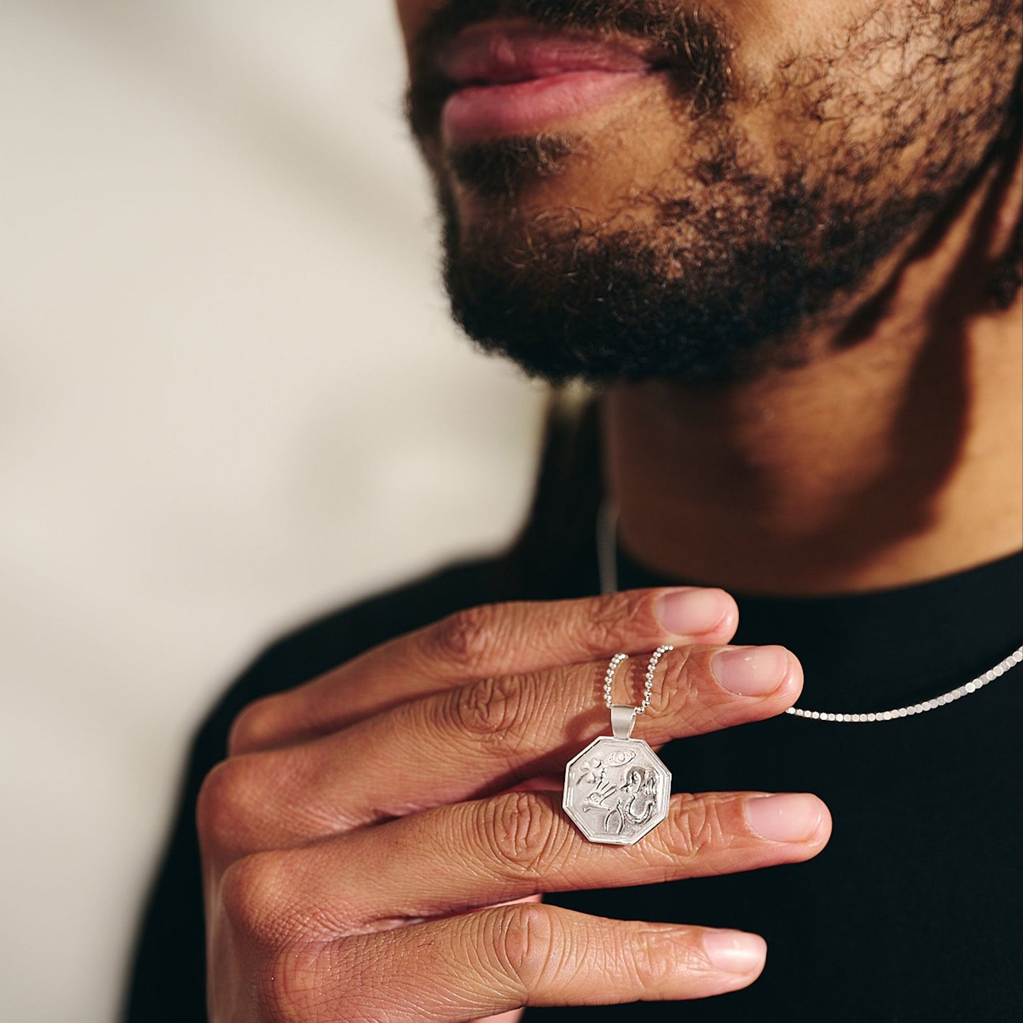 Good Luck Symbols Personalised Silver Necklace Scarlett Jewellery