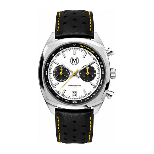 Driver Chronograph MKII Meca-Quartz, Panda - SJR London Timepiece